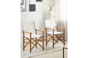 Salve Karmstol Utomhus - Ljusbrun/Vit - Utemöbler & utemiljö - Balkong & altan - Balkongmöbler - Balkongstol