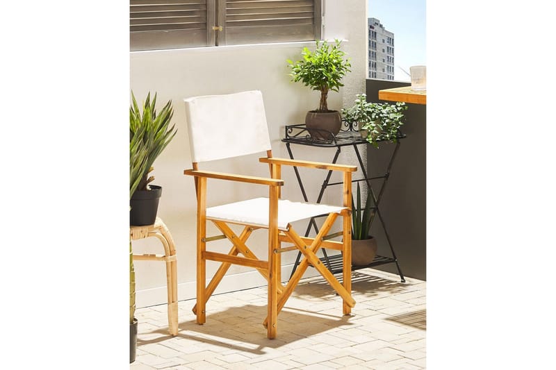 Salve Karmstol Utomhus - Ljusbrun/Vit - Utemöbler & utemiljö - Balkong & altan - Balkongmöbler - Balkongstol