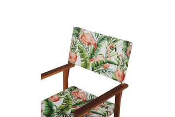 Salve Karmstol Utomhus - Mörkbrun/Grön/Rosa - Utemöbler & utemiljö - Balkong & altan - Balkongmöbler - Balkongstol