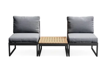 Samira Caféset Utomhus - Grå - Utemöbler & utemiljö - Utegrupp - Cafegrupp & cafeset