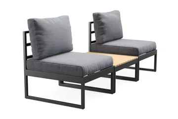 Samira Caféset Utomhus - Grå - Utemöbler & utemiljö - Utegrupp - Cafegrupp & cafeset