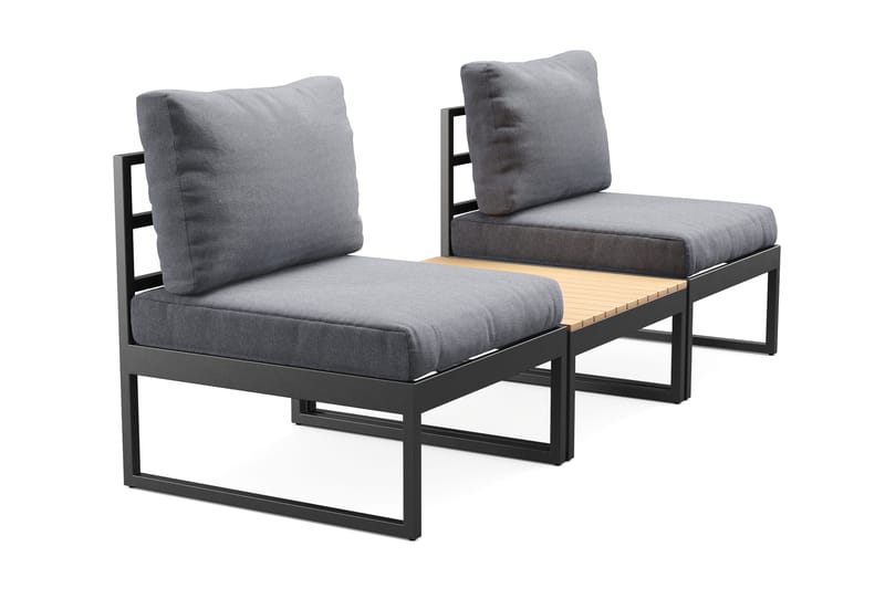 Samira Caféset Utomhus - Grå - Utemöbler & utemiljö - Utegrupp - Cafegrupp & cafeset