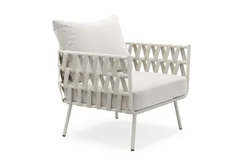 Sandina Loungefåtölj Utomhus - Beige - Utemöbler & utemiljö - Balkong & altan - Balkongmöbler - Balkongstol