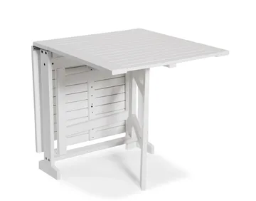 Slagbord Hillerstorp Åre 70 x 16/76/136 cm - Vit - Utemöbler & utemiljö - Balkong & altan - Balkongmöbler - Balkongbord