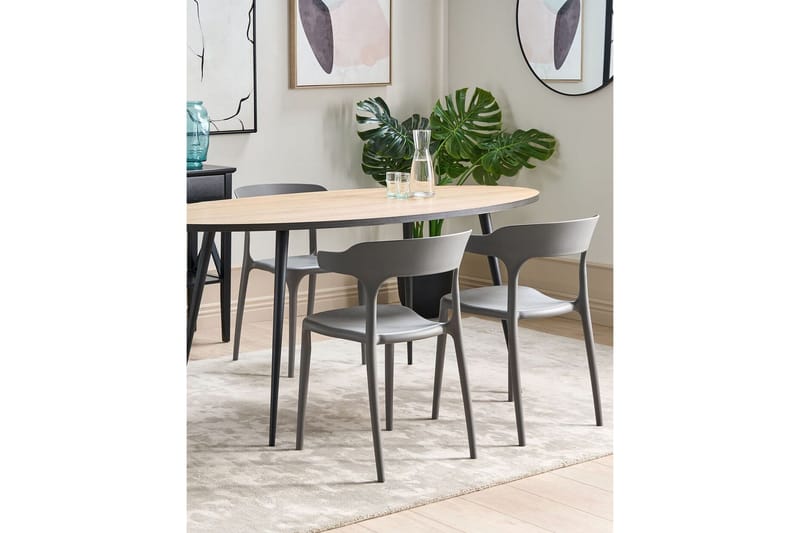 Squinzano Karmstol Utomhus - Grå - Utemöbler & utemiljö - Balkong & altan - Balkongmöbler - Balkongstol