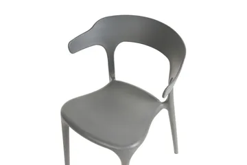 Squinzano Karmstol Utomhus - Grå - Utemöbler & utemiljö - Balkong & altan - Balkongmöbler - Balkongstol