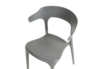 Squinzano Karmstol Utomhus - Grå - Möbler - Fåtölj & stolar - Matstol & köksstol