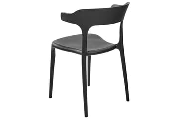 Squinzano Karmstol Utomhus - Svart - Utemöbler & utemiljö - Balkong & altan - Balkongmöbler - Balkongstol