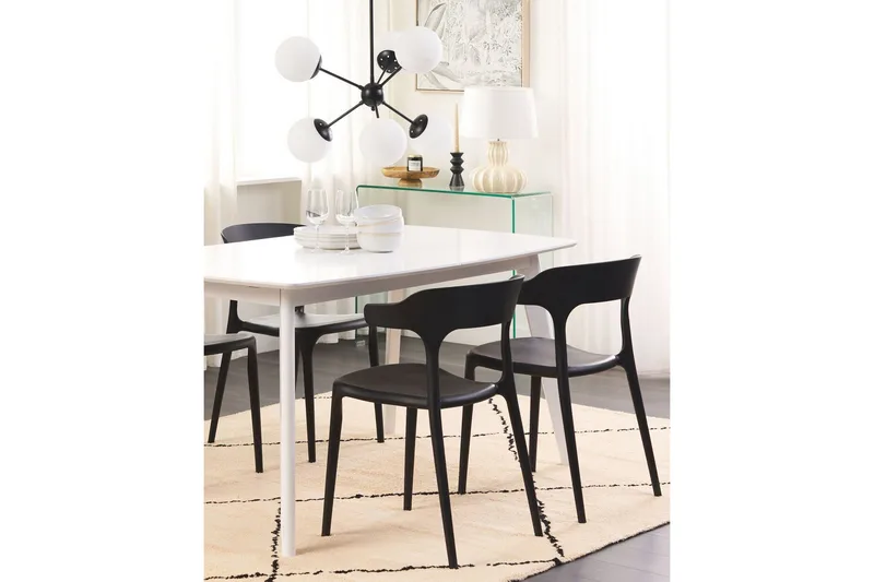 Squinzano Karmstol Utomhus - Svart - Utemöbler & utemiljö - Balkong & altan - Balkongmöbler - Balkongstol