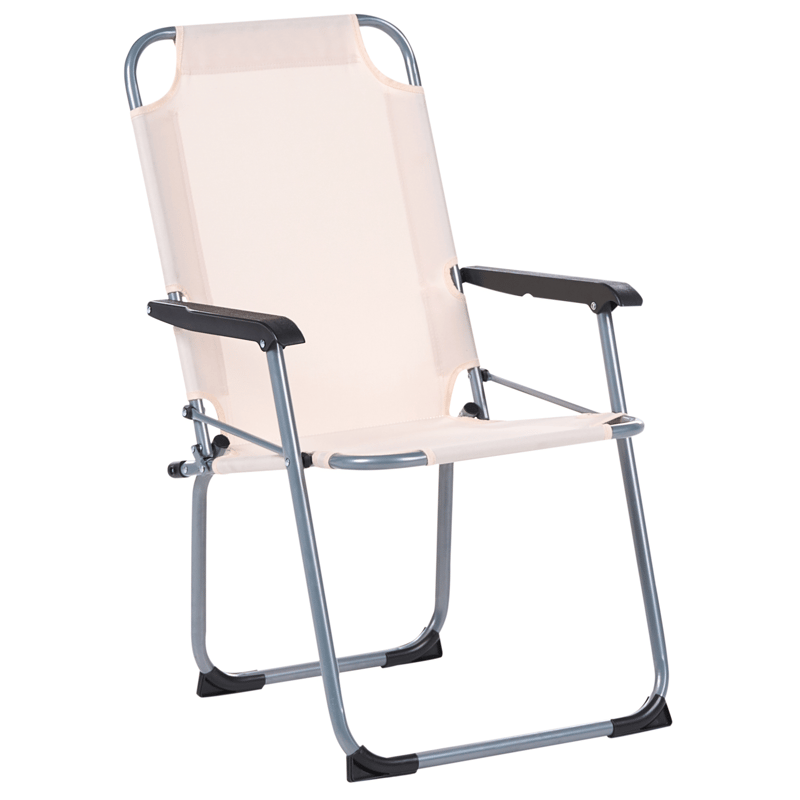 Stol utomhus Galatsi Fällbar - Beige/Svart/Grå - Utemöbler & utemiljö - Balkong & altan - Balkongmöbler - Balkongstol
