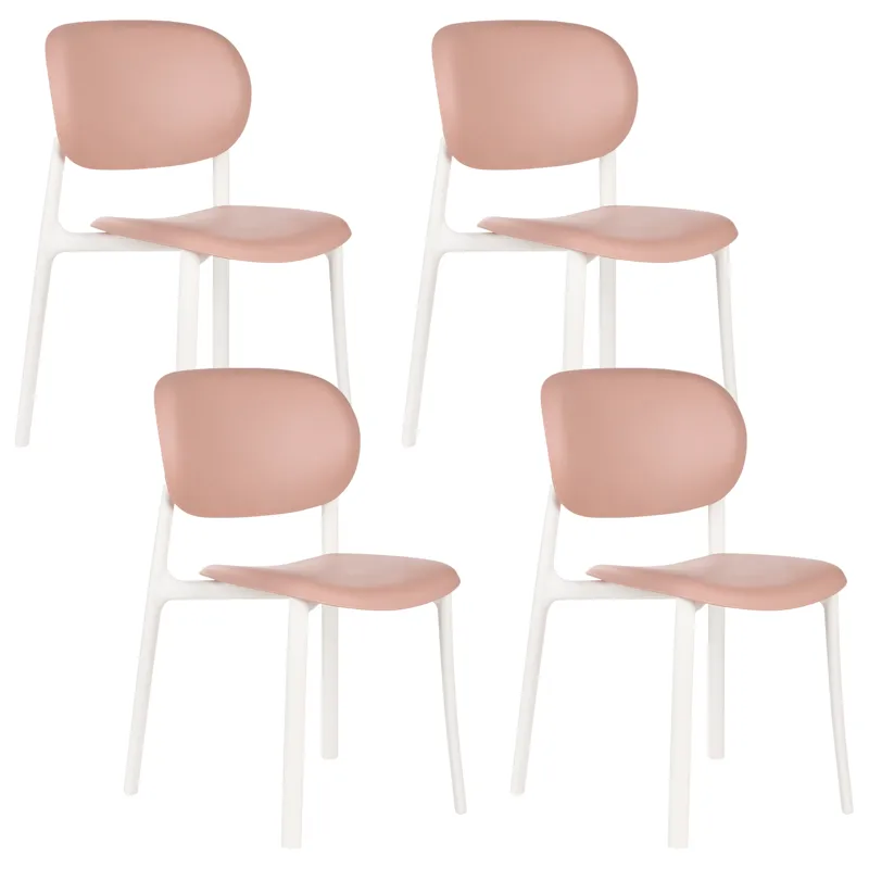 Stol utomhus Musano, Rosa/Vit