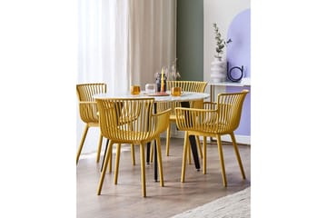 Taurisano Karmstol Utomhus - Gul - Utemöbler & utemiljö - Balkong & altan - Balkongmöbler - Balkongstol