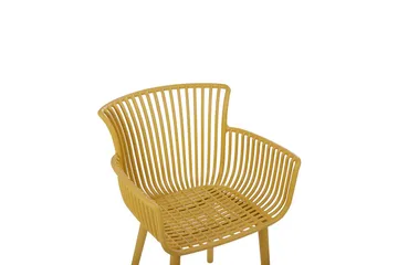 Taurisano Karmstol Utomhus - Gul - Utemöbler & utemiljö - Balkong & altan - Balkongmöbler - Balkongstol