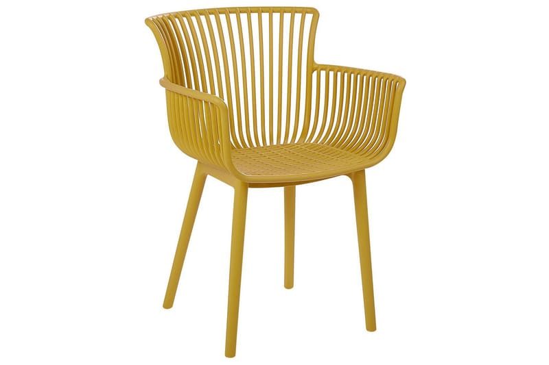 Taurisano Karmstol Utomhus - Gul - Utemöbler & utemiljö - Balkong & altan - Balkongmöbler - Balkongstol