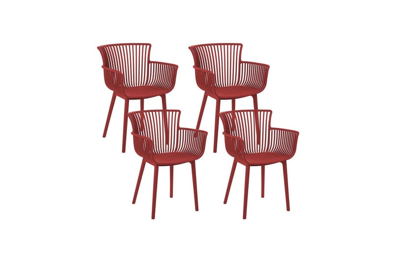 Taurisano Karmstol Utomhus - Röd - Utemöbler & utemiljö - Balkong & altan - Balkongmöbler - Balkongstol