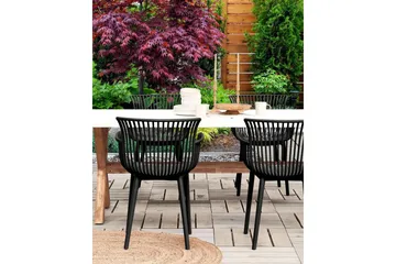 Taurisano Karmstol Utomhus - Svart - Utemöbler & utemiljö - Balkong & altan - Balkongmöbler - Balkongstol