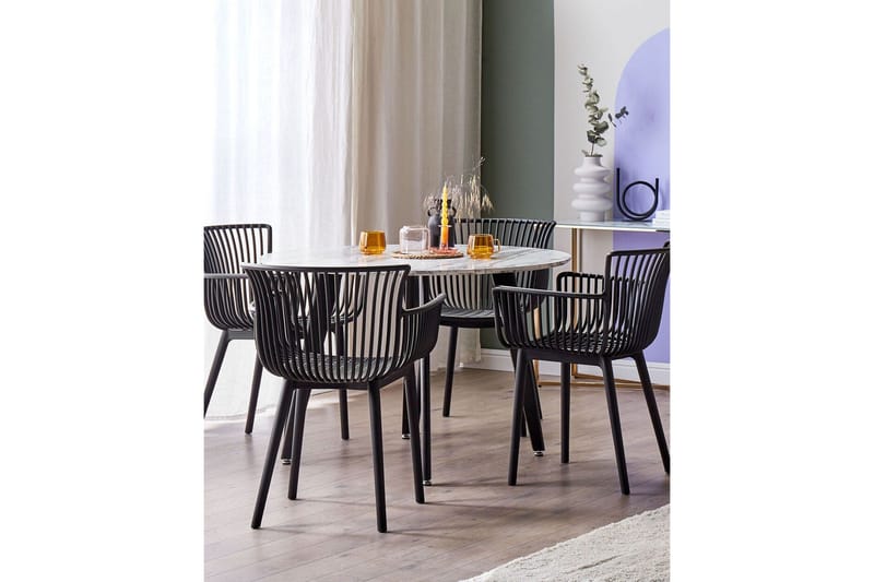 Taurisano Karmstol Utomhus - Svart - Utemöbler & utemiljö - Balkong & altan - Balkongmöbler - Balkongstol