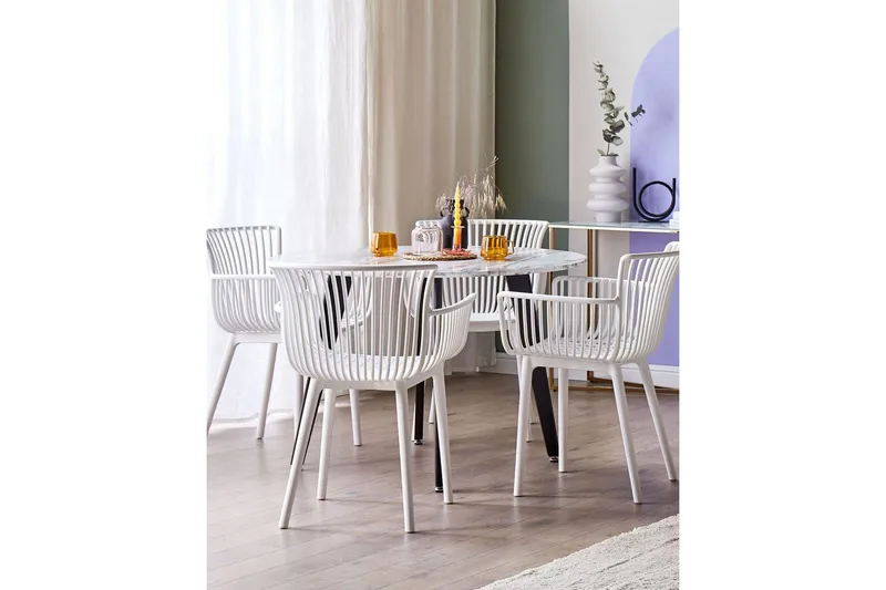 Taurisano Karmstol Utomhus - Vit - Utemöbler & utemiljö - Balkong & altan - Balkongmöbler - Balkongstol