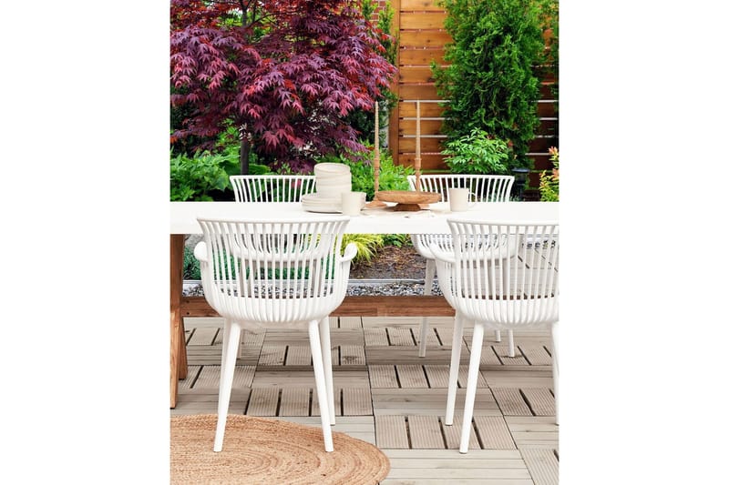 Taurisano Karmstol Utomhus - Vit - Utemöbler & utemiljö - Balkong & altan - Balkongmöbler - Balkongstol