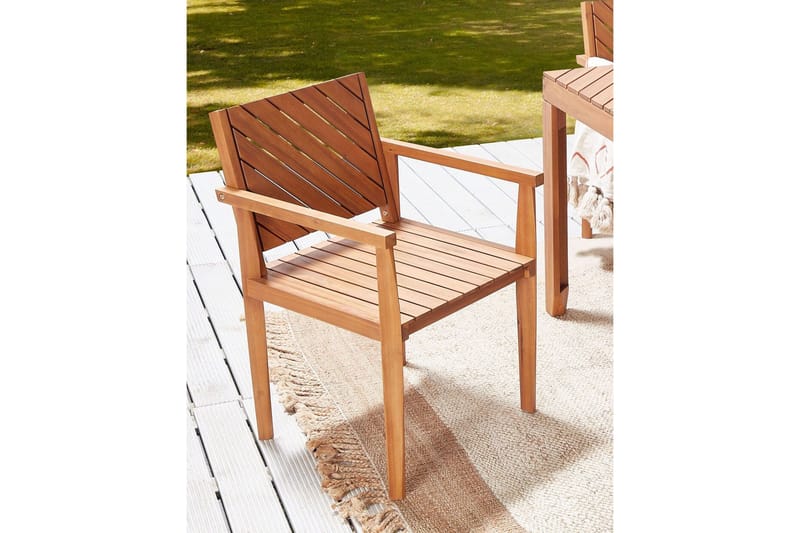 Taviano Karmstol Utomhus - Ljusbrun - Utemöbler & utemiljö - Balkong & altan - Balkongmöbler - Balkongstol