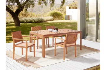 Taviano Karmstol Utomhus - Ljusbrun - Utemöbler & utemiljö - Balkong & altan - Balkongmöbler - Balkongstol