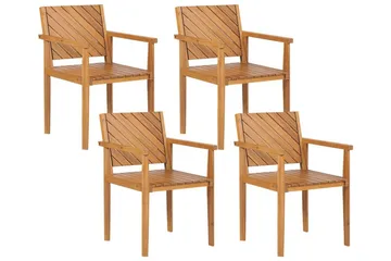 Taviano Karmstol Utomhus - Ljusbrun - Utemöbler & utemiljö - Balkong & altan - Balkongmöbler - Balkongstol