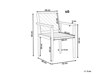 Taviano Karmstol Utomhus - Ljusbrun - Utemöbler & utemiljö - Balkong & altan - Balkongmöbler - Balkongstol