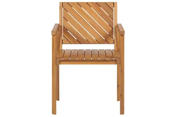 Taviano Karmstol Utomhus - Ljusbrun - Utemöbler & utemiljö - Balkong & altan - Balkongmöbler - Balkongstol