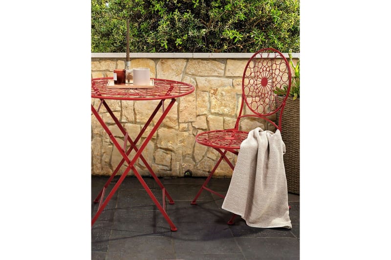 Terrace Matstol Utomhus - Röd - Utemöbler & utemiljö - Balkong & altan - Balkongmöbler - Balkongstol