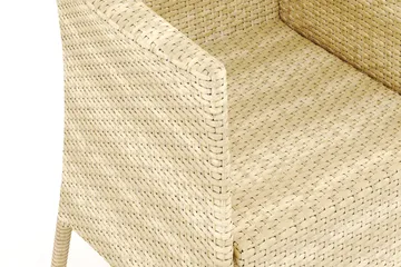 Thor Utefåtölj – Loungefåtölj Utemöbler i Konstrotting - Beige - Utemöbler & utemiljö - Balkong & altan - Balkongmöbler - Balkongstol