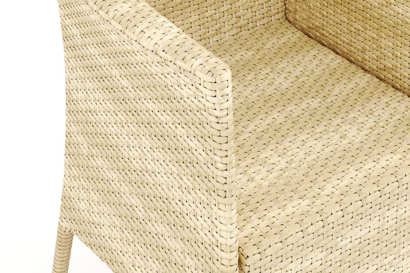 Thor Utefåtölj – Loungefåtölj Utemöbler i Konstrotting - Beige - Utemöbler & utemiljö - Balkong & altan - Balkongmöbler - Balkongstol