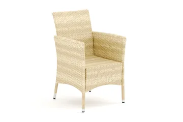 Thor Utefåtölj – Loungefåtölj Utemöbler i Konstrotting - Beige - Utemöbler & utemiljö - Balkong & altan - Balkongmöbler - Balkongstol