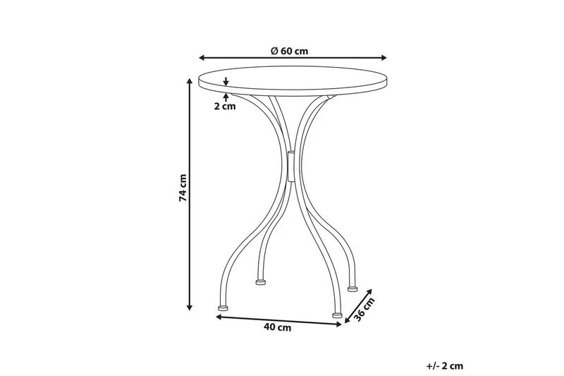 Trädgårdsbord Spello - Utemöbler & utemiljö - Balkong & altan - Balkongmöbler - Balkongbord