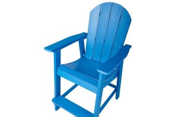 Trädgårdsstol Adirondack - Blå, 58x71x124 cm - Utemöbler & utemiljö - Balkong & altan - Balkongmöbler - Balkongstol