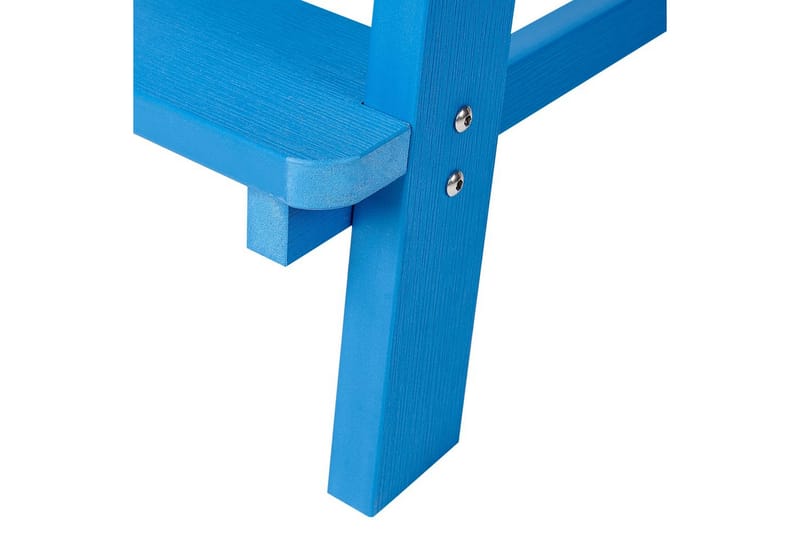 Trädgårdsstol Adirondack - Blå, 58x71x124 cm - Utemöbler & utemiljö - Balkong & altan - Balkongmöbler - Balkongstol