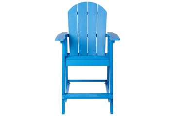 Trädgårdsstol Adirondack - Blå, 58x71x124 cm - Utemöbler & utemiljö - Balkong & altan - Balkongmöbler - Balkongstol