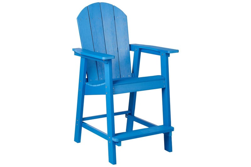 Trädgårdsstol Adirondack - Blå, 58x71x124 cm - Utemöbler & utemiljö - Balkong & altan - Balkongmöbler - Balkongstol