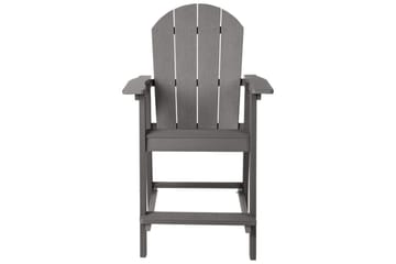 Trädgårdsstol Adirondack - Grå, 58x71x124 cm - Utemöbler & utemiljö - Balkong & altan - Balkongmöbler - Balkongstol