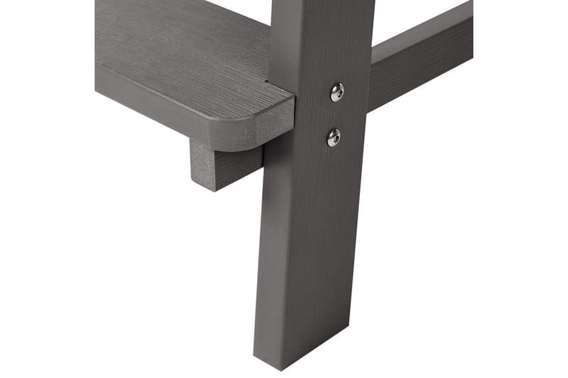 Trädgårdsstol Adirondack - Grå, 58x71x124 cm - Utemöbler & utemiljö - Balkong & altan - Balkongmöbler - Balkongstol