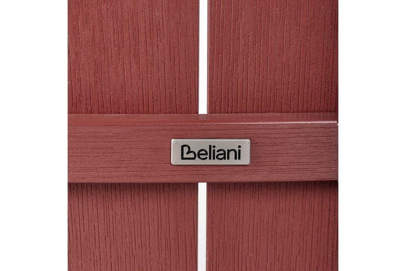 Trädgårdsstol Adirondack - Röd, 58x71x124 cm - Utemöbler & utemiljö - Balkong & altan - Balkongmöbler - Balkongstol