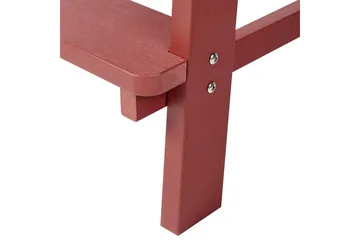 Trädgårdsstol Adirondack - Röd, 58x71x124 cm - Utemöbler & utemiljö - Balkong & altan - Balkongmöbler - Balkongstol