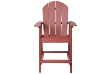 Trädgårdsstol Adirondack - Röd, 58x71x124 cm - Utemöbler & utemiljö - Balkong & altan - Balkongmöbler - Balkongstol