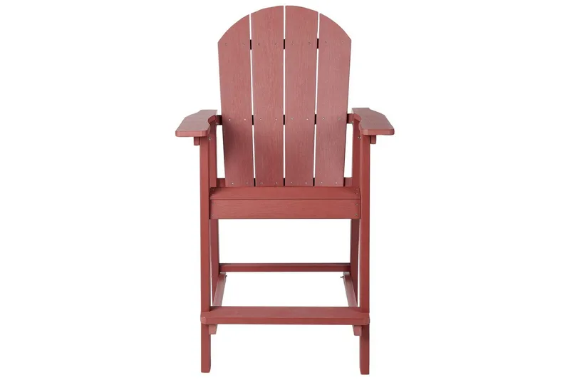 Trädgårdsstol Adirondack - Röd, 58x71x124 cm - Utemöbler & utemiljö - Balkong & altan - Balkongmöbler - Balkongstol