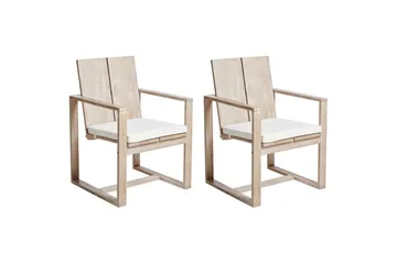 Trädgårdsstol Azzanello set om 2 - Utemöbler & utemiljö - Balkong & altan - Balkongmöbler - Balkongstol