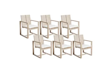 Trädgårdsstol Azzanello set om 6 - Utemöbler & utemiljö - Balkong & altan - Balkongmöbler - Balkongstol