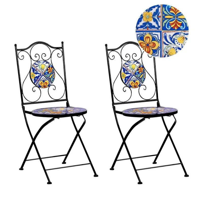 Trädgårdsstol Coriano 2-pack