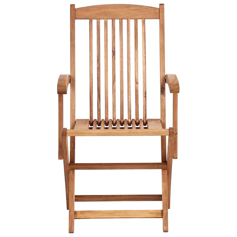 Trädgårdsstol Maui Premium 2-pack - Ljus trä, röd - Utemöbler & utemiljö - Balkong & altan - Balkongmöbler - Balkongstol