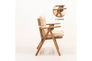 Trädgårdsstol Ruvin Grädde - Grädde - Utemöbler & utemiljö - Balkong & altan - Balkongmöbler - Balkongstol