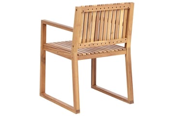 Trädgårdsstol Sassari II - Ljus trä, blå, vit - Utemöbler & utemiljö - Balkong & altan - Balkongmöbler - Balkongstol