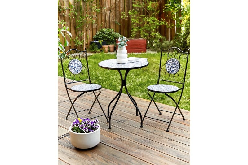 Trädgårdsstol set om 2 Camprena - Utemöbler & utemiljö - Balkong & altan - Balkongmöbler - Balkongstol
